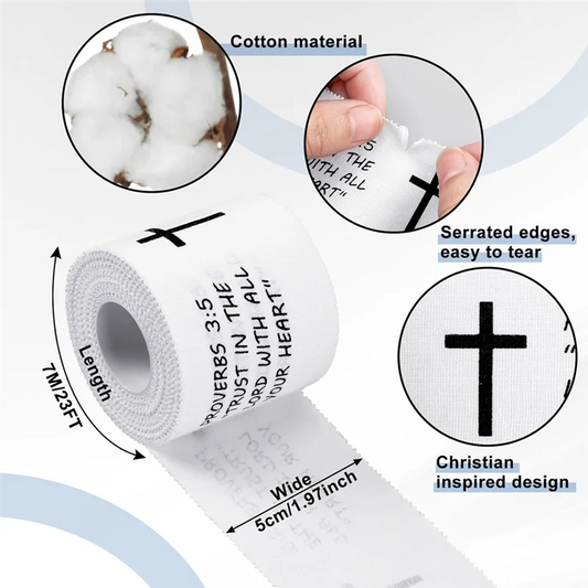 4x Wristtape „FAITH”